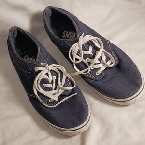 Vans Women's Navy Blue Canvas Sneakers